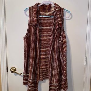 Womens Cato Sleeveless Cardigan Vest